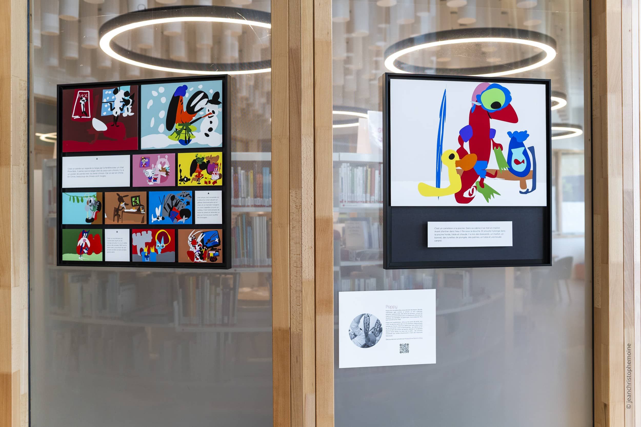 Art spécifique, Intérêts d’autistes - présentation d'images de l'exposition