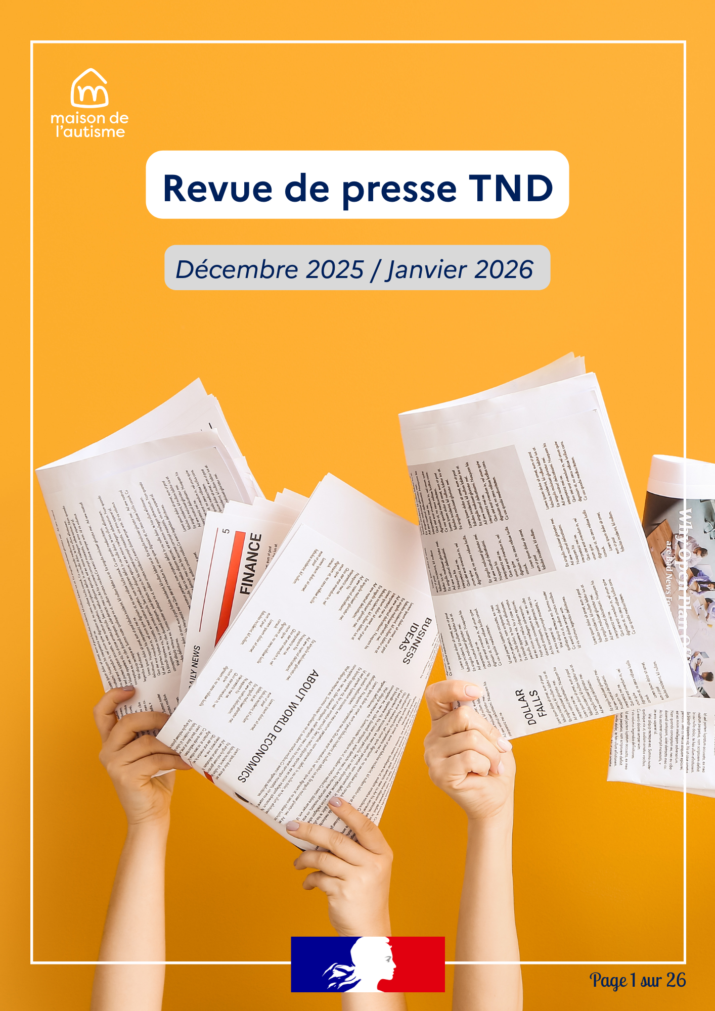 Veille presse TND - décembre 2025-janvier 2026