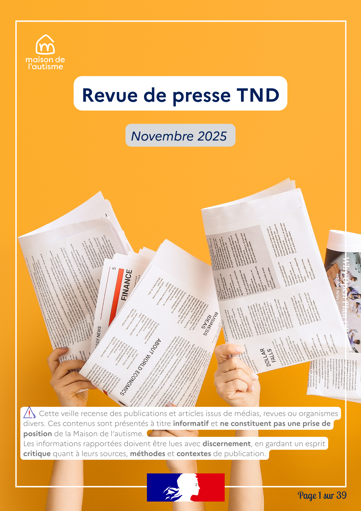 Veille presse TND - novembre 2025