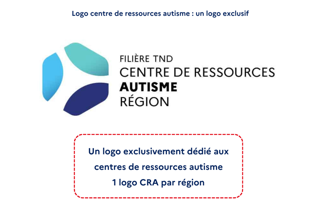Nouveau logo commun TSA autisme Logos Autisme - CRA un logo exclusif